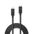 Lindy 41556 cable Thunderbolt 1 m 20 Gbit/s Negro