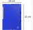 Exacompta 55812E fichier Polypropylène (PP) Bleu A4