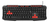 Deltaco GAM-024UK toetsenbord USB QZERTY UK International Zwart, Oranje