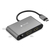 Techly IADAP USB31-DOCK3 csatlakozókártya/illesztő HDMI, RJ-45, USB 3.2 Gen 1 (3.1 Gen 1), VGA