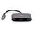 C2G USB-C 3-in-1 Mini-Dock mit HDMI, USB-A und USB-C Power Delivery bis zu 100 W - 4K 60 Hz