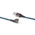 Nedis GCTB39300AL10 Lightning-kabel 1 m Zwart, Blauw