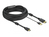 DeLOCK 85968 adapter kablowy 10 m HDMI Typu A (Standard) DisplayPort + USB Type-A Czarny