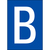 Brady NL7541A4BL-B self-adhesive label Rectangle Permanent Blue, White 1 pc(s)