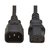 Eaton P004-01M-EU cable de transmisión Negro 1 m IEC C13 IEC C14