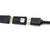 Techly IADAP DSP-2124K tussenstuk voor kabels Zwart