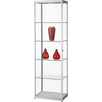 Vitrine avec éclairage d'en haut par spot à diodes LED