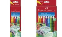 FABER-CASTELL Crayons de couleur JUMBO GRIP, étui de 12 (5652381)