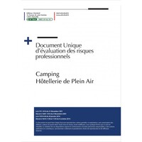 Document Unique d'évaluation des risques métier : CampingB72:B73