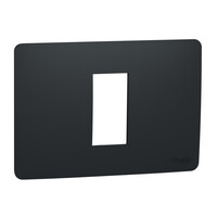 Unica Studio - plaque de finition - Anthracite - 1 module (NU210154)