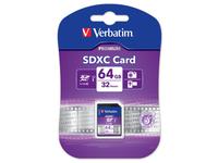 SD Card 64GB Verbatim SDXC Premium Class 10 retail