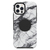 OtterBox Otter + Pop Symmetry iPhone 12 / iPhone 12 Pro Blanco Marble - Funda