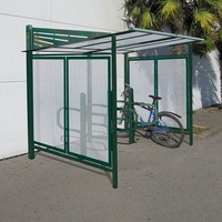 Conviviale Cycle Shelter - RAL 8017 - Chocolate Brown