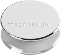 MAGNETOPLAN Magnet Ergo Large 10Stk. 1665032 silber 34x17.5mm