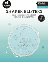 SIZZIX Shaker Blister 8x8x0.6cm BLIS08 Kreis 10 Stück