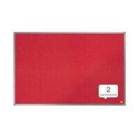 Nobo Essence Felt Notice Board 600 x 450mm Red 1915202