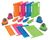 Rexel Ice Display Book 20 Pocket A4 Assorted (Pack of 10) 2102038