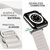 NALIA Bracelet Alpine Trail Loop Smart Watch Strap compatible with Apple Watch Strap SE & Series 8/7/6/5/4/3/2/1, 38mm 40mm 41mm, G-Hook iWatch Band for Men & Women White