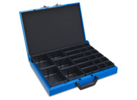 Kleinteilekoffer, blau, (L x B x T) 330 x 440 x 355 mm, 1000011067