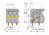 Leiterplattenklemme, 2-polig, RM 7.5 mm, 0,5-6,0 mm², 41 A, Käfigklemme, gelb, 2