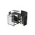 DeepCool Számítógépház - CG540 (fekete, ablakos, 3x12cm ventilátor, Mini-ITX / Mico-ATX / ATX / E-ATX, 2xUSB3.0)