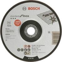 Bosch Accessories Standard for Inox 2608619772 Vágótárcsa, hajlított 180 mm 1 db Acél