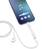 Renkforce Apple iPad/iPhone/iPod Átalakító kábel [1x Apple Dock dugó Lightning - 1x 3,5 mm-es aranyozott érintkezős alj] 0.84 m Fehér