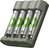 GP Batteries B441 Hengeres akku töltő NiMH Mikro (AAA), Ceruza (AA)