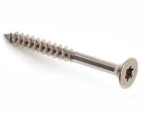 3.5 X 40 TX10 COUNTERSUNK CHIPBOARD SCREW A4 STAINLESS STEEL