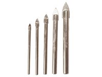 Glass & Tile Drill Bit Set of 5