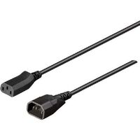 low heat device cable g H05VV-F3G1,0,bl,1,0m 356.120, 1 m, C14 coupler, C15 coupler Cavi di alimentazione esterni