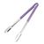 Vogue Serving Tongs Color Coded in Purple - Stainless Steel - 405 mm
