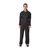 Whites Atlanta Unisex Chef Jacket in Black - Polycotton - Teflon Coated - XXL