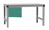 Gehäuse-Unterbau MULTIPLAN Stationär, Nutzhöhe 300 mm mit 1 Tür links angeschlagen. Für Tischtiefe 1000 mm, in Graugrün HF 0001 | PAK3074.0001