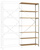 Breitfach-Steckregal Anbauregal mit 7 Holzverbundböden, HxBxT = 3000 x 1250 x 400 mm | RBK2255