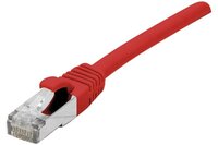 Cordon RJ45 CAT 6 F/UTP PVC écologique SNG rouge - 3 m