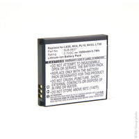 Batterie(s) Batterie appareil photo - caméra 3.7V 650mAh