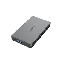Hama 4 port USB 3.0 5 Gbit/s hub szürke (00200115)