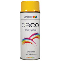 PlastiKote 01679 Deco Spray Paint High Gloss RAL 1021 Rapeseed Yellow 400ml