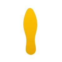 Padlómatrica DJOIS Lábnyom sárga 28x8,4 cm 10 db/csomag