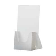 Leaflet Dispenser / Leaflet Holder / Countertop Display / Leaflet Display with slot together system, narrow front | ⅓ A4 (DL)