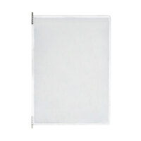 Flip Display Pocket "Technic" / Pocket for Price List Holder / Single Pocket for Poster Info Stand "Technic" | white A4