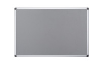 Bi-Office Maya Graue Filznotiztafel mit Aluminiumrahmen 200x120cm Vorderansicht
