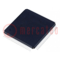 IC: mikrokontroler PIC; 128kB; 2,3÷3,6VDC; SMD; TQFP100; PIC32