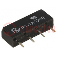 Relay: reed switch; SPST-NO; Ucoil: 12VDC; 1A; max.250VDC; 10VA