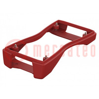Gasket; elastomer thermoplastic TPE; BOS-Streamline; Colour: red