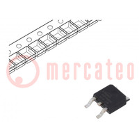 Transistor: N-MOSFET; unipolar; 600V; 2.5A; Idm: 16A; 77W; TO252