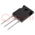 Transistor: N-MOSFET; unipolar; 250V; 23A; Idm: 92A; 190W; TO247AC