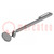 Inspection mirror; with telescopic arm; Ø21mm; Magnification: x2