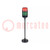 Signaalgever: signaalzuil; LED; rood/groen; 20÷30VDC; IP65; KS-Ad